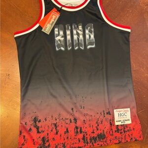 HGC Men's Black and Red Jersey